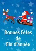 Sapin et tra&icirc;neau pour de joyeuses f&ecirc;tes
